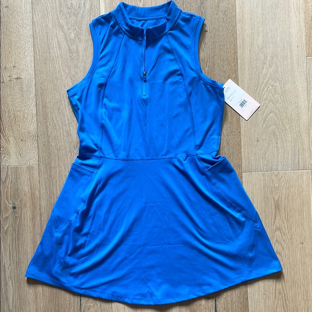 Danskin Vibrant Blue Sleeveless Golf Dress